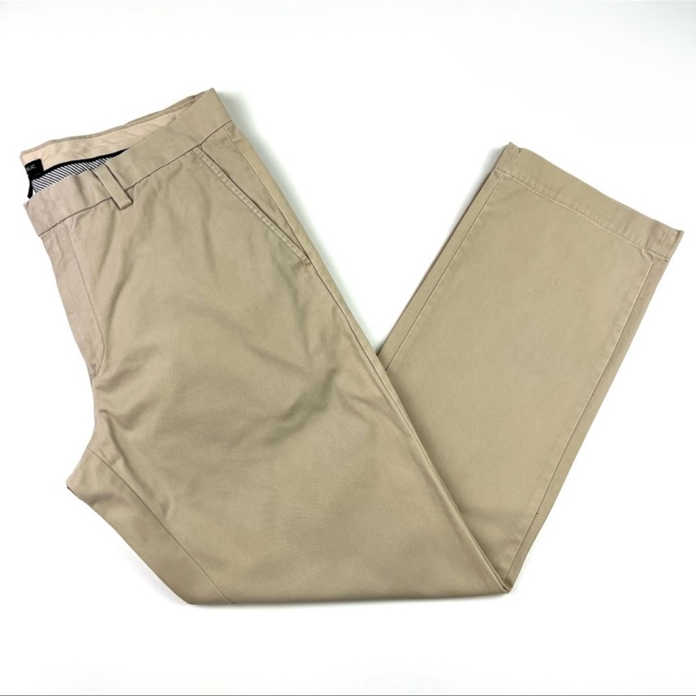 Banana Republic Aiden Chino Pants Mens Size 34/34 Tan Khaki